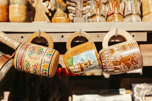 Tazas madera