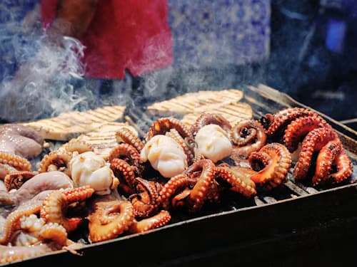 Pulpo a la diabla dulce