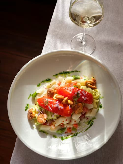 Linguine primavera